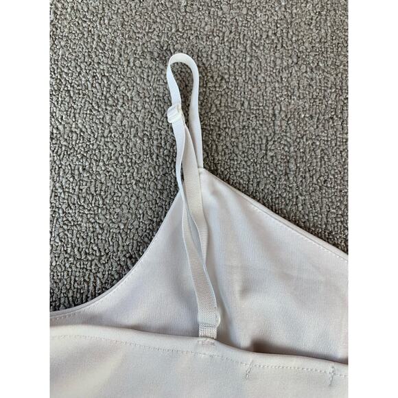 Fancyinn Crop Top White Zipper Accent Size Large - Picture 3 of 6